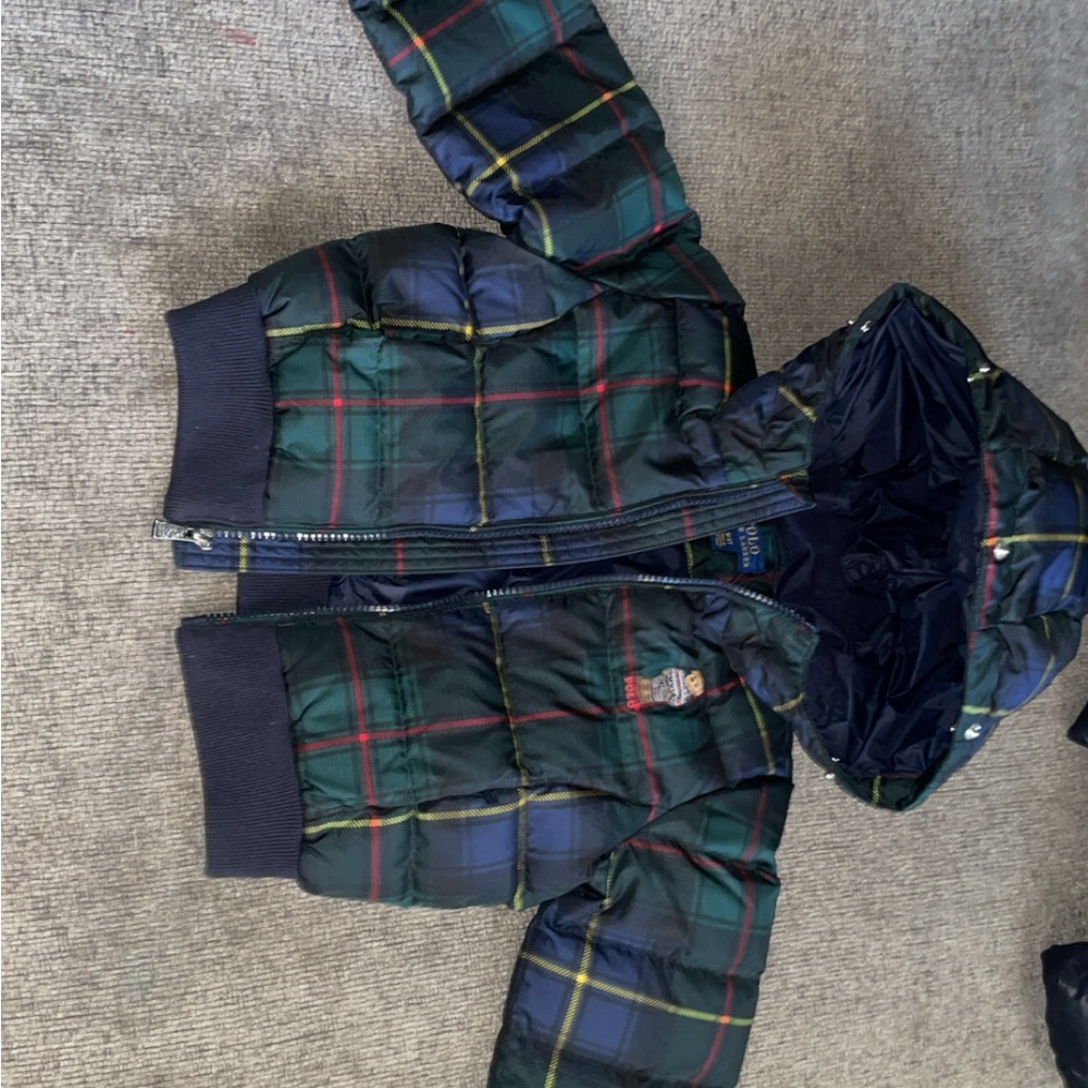 Polo by Ralph Lauren Navy and Plaid Jacket
